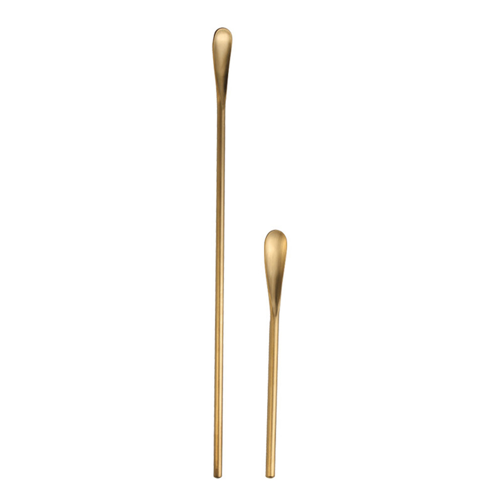Bar Spoon Twisted - 2 Adet Paslanmaz Çelik Karıştırma Kaşığı