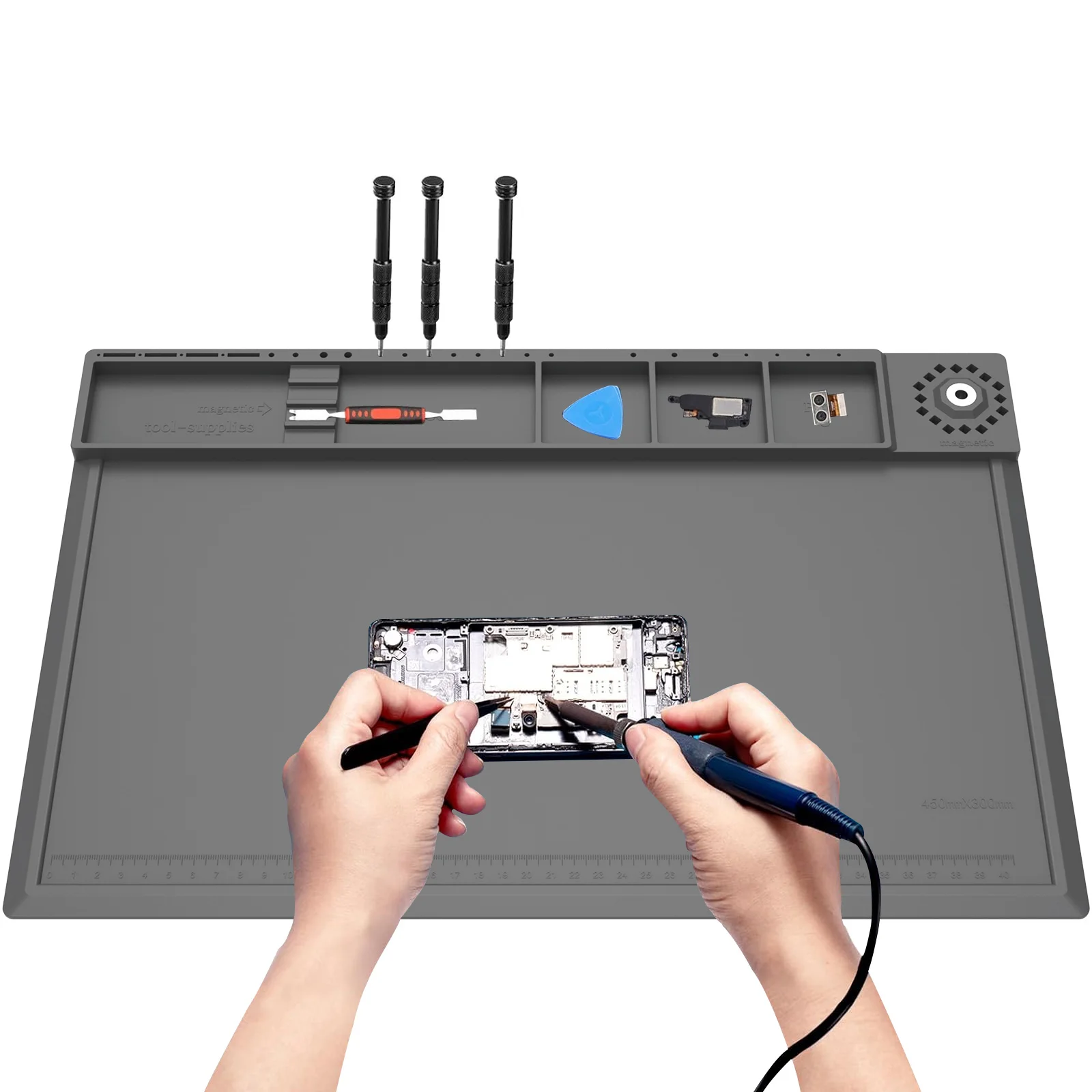 Bar Mat Rubber - Lehimleme İstasyonu Mat Silikon Çalışma Tamir