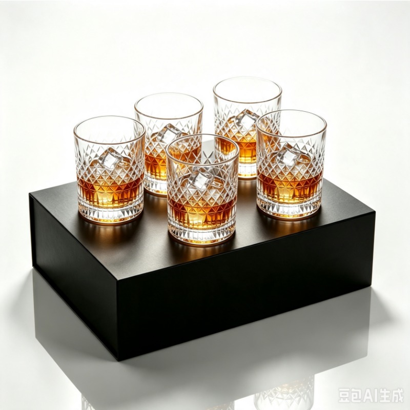 Old Fashioned Glass - Eski Moda Viski Bardakları Lüks Kutusuyla