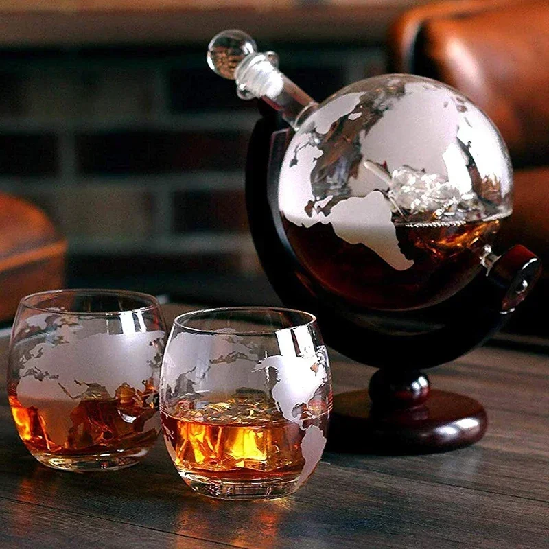 Kurşunsuz Sürahi, Zarif Ahşap  - Decanter Globe Set incelemesi ve fiyatı