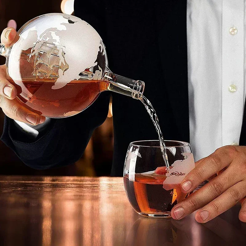 Kurşunsuz karaf ile yaratıcı k - Decanter Globe Set incelemesi ve fiyatı