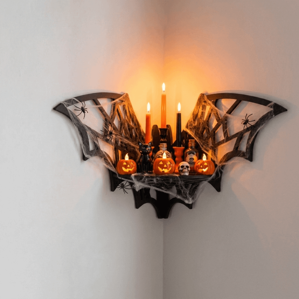 Ahşap Köşe Rafı Oyuk Desenli D - Home Bar Shelf incelemesi ve fiyatı