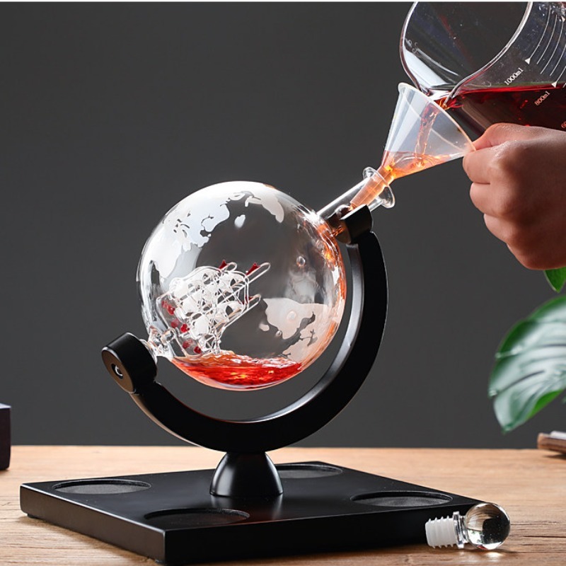 Dekoratif Küre Şarap Sürahisi  - Decanter Globe Set incelemesi ve fiyatı