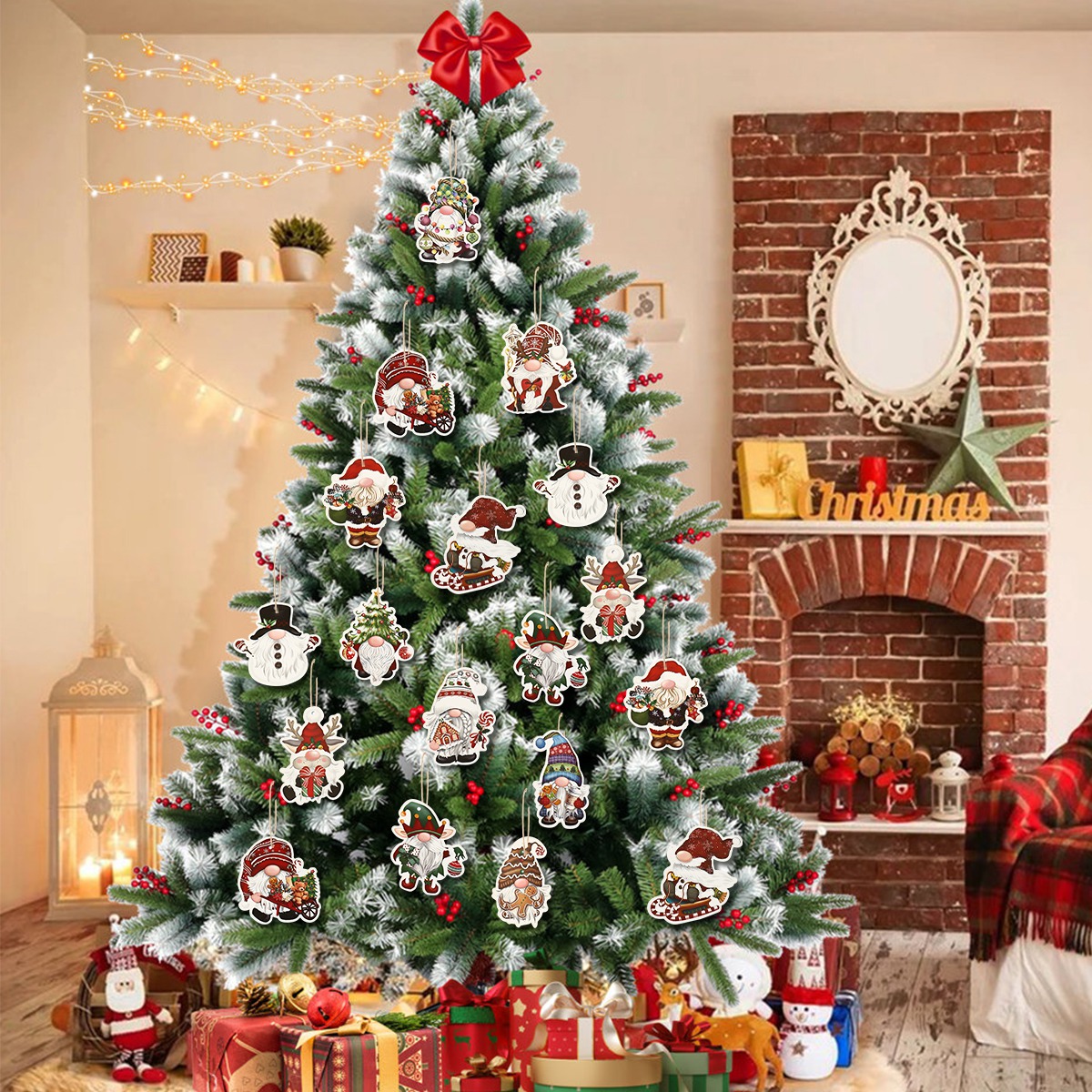 12 adet noel Santa Gnomes kağı - Home Bargains incelemesi ve fiyatı