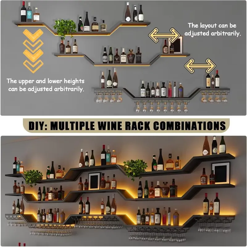 70,8 inç LED Duvara Monte Şara - Home Bar Shelf incelemesi ve fiyatı
