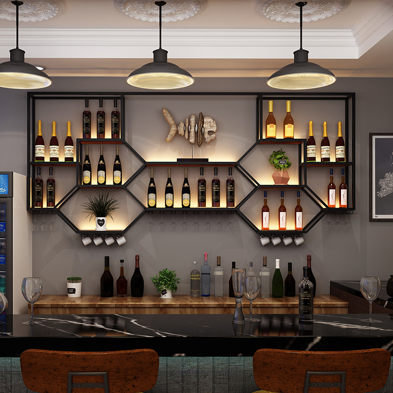 Metal Raflar Şarap Dolabı Otur - Home Bar Shelf incelemesi ve fiyatı